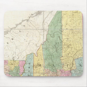 Alfombrilla De Ratón Mapa de Maine, New Hampshire, Vermont