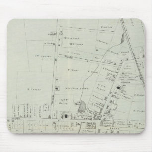 Alfombrilla De Ratón Mapa de Manasquan, Nueva Jersey