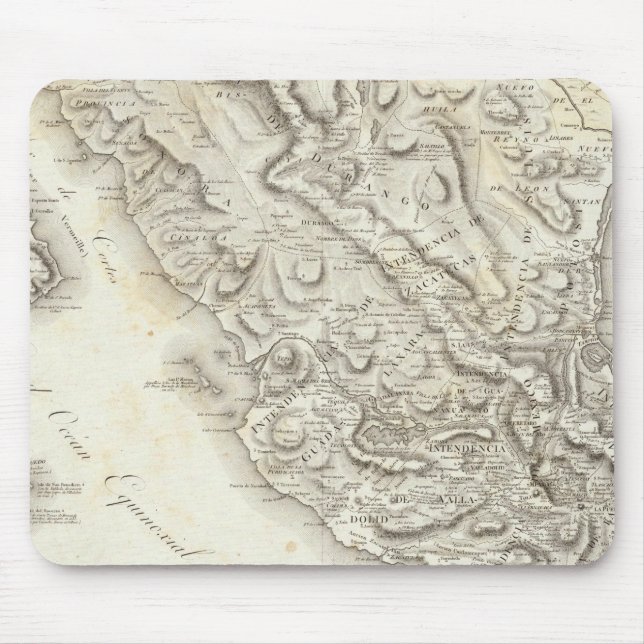 Alfombrilla De Ratón Mapa de México (Frente)