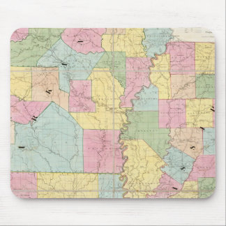 Alfombrilla De Ratón Mapa de Mississippi, Louisiana y Arkansas