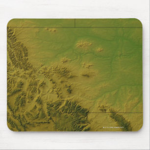 Alfombrilla De Ratón Mapa de Montana