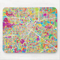 Mapa de neón de Houston, Tejas el |