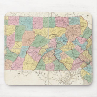 Alfombrilla De Ratón Mapa de Nueva Jersey y Pennsylvania