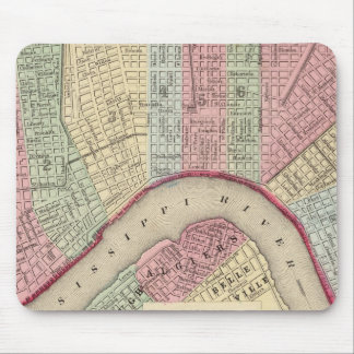 Alfombrilla De Ratón Mapa de Nueva Orleans por Mitchell