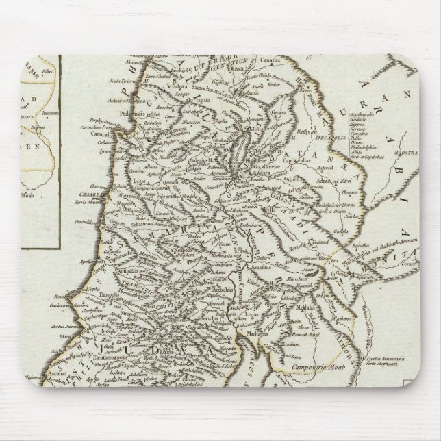 Alfombrilla De Ratón Mapa de Palestina (Frente)