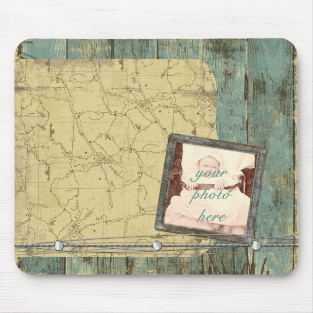 Alfombrilla De Ratón Mapa de planchas empalanadas Mapa Mousepad Almohad (Frente)
