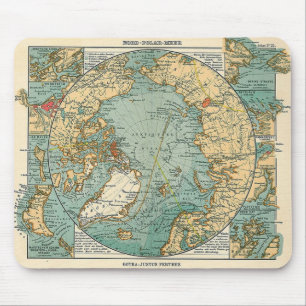 Alfombrilla De Ratón Mapa de Polo Norte