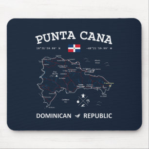 Alfombrilla De Ratón Mapa de Punta Cana