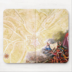 Alfombrilla De Ratón Mapa de Rocroi, de 'Atlas de Louis XIV'