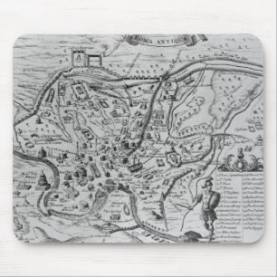 Alfombrilla De Ratón Mapa de Roma antigua