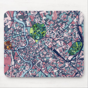 Alfombrilla De Ratón Mapa de Roma Italia