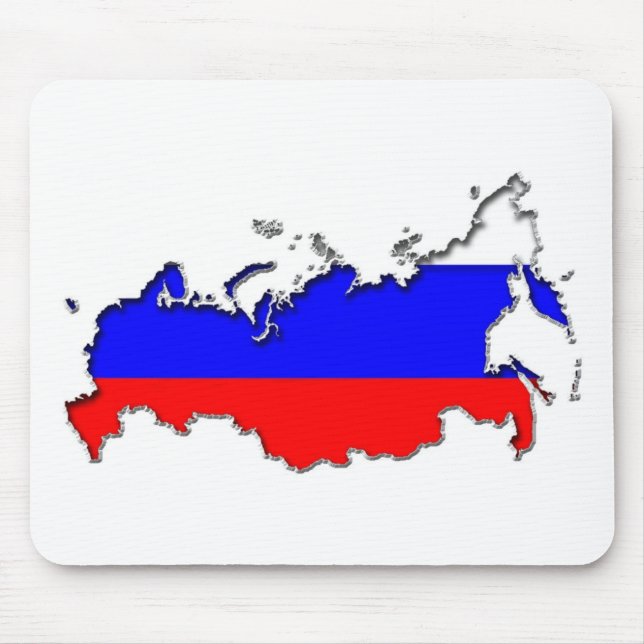 Alfombrilla De Ratón Mapa de Rusia (Frente)