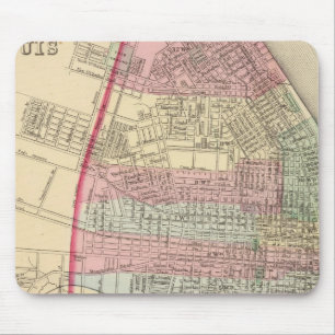 Alfombrilla De Ratón Mapa de San Luis de Mitchell