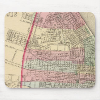 Alfombrilla De Ratón Mapa de San Luis de Mitchell