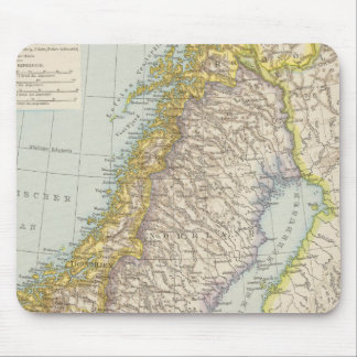 Alfombrilla De Ratón Mapa de Schweden, Noruega - Suecia