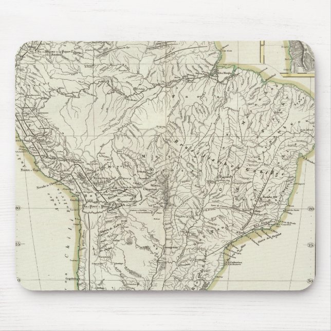 Alfombrilla De Ratón Mapa de Sudamérica 3 (Frente)