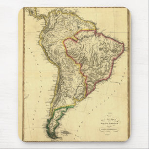 Alfombrilla De Ratón Mapa de Sudamérica de 1817