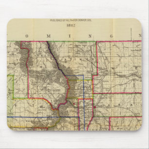 Alfombrilla De Ratón Mapa de Thayer de Colorado 2