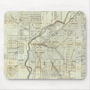 Alfombrilla De Ratón Mapa de Thayer de Denver Colorado