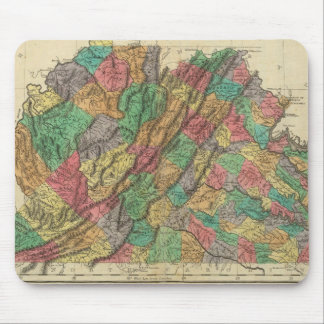 Alfombrilla De Ratón Mapa De Virginia