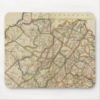 Alfombrilla De Ratón Mapa de Virginia