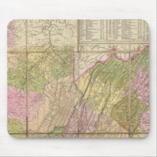 Alfombrilla De Ratón Mapa de Virginia