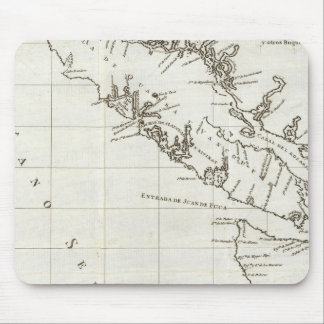 Alfombrilla De Ratón Mapa de Washington, Columbia Británica, Vancouver