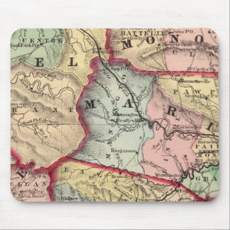 Alfombrilla De Ratón Mapa de Winfield, Virginia Occidental