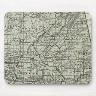 Alfombrilla De Ratón Mapa del Atlas de Alabama