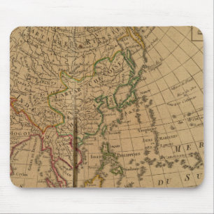 Alfombrilla De Ratón Mapa del Atlas de Asia