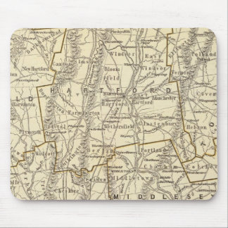 Alfombrilla De Ratón Mapa del Atlas de Connecticut