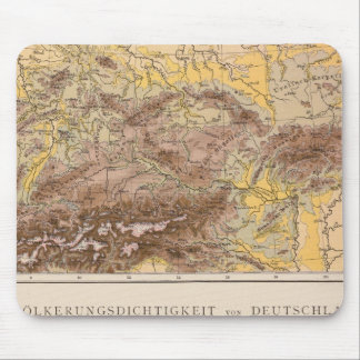 Alfombrilla De Ratón Mapa del Atlas de Europa Central