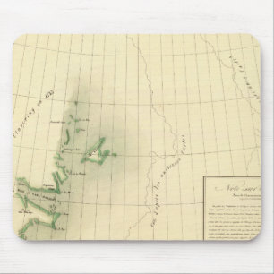 Alfombrilla De Ratón Mapa del Atlas de Groenlandia