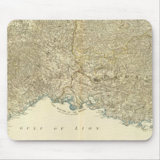 Alfombrilla De Ratón Mapa del Atlas de SE France