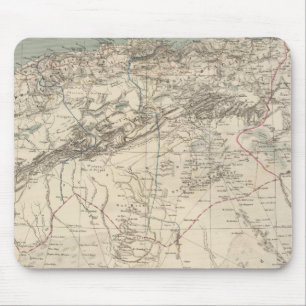 Alfombrilla De Ratón Mapa del Atlas en Argelia