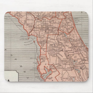 Alfombrilla De Ratón Mapa del Atlas Florida