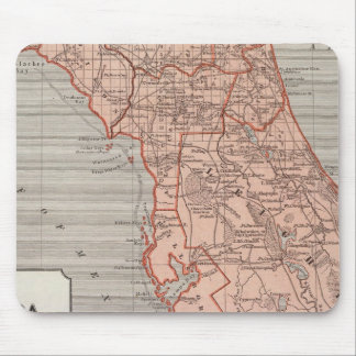Alfombrilla De Ratón Mapa del Atlas Florida