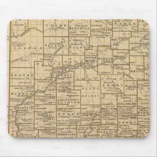 Alfombrilla De Ratón Mapa del Atlas Indiana
