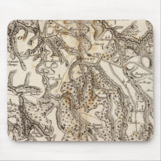 Alfombrilla De Ratón Mapa del Atlas Morvan