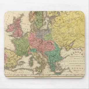 Alfombrilla De Ratón Mapa del Atlas Religioso de Europa