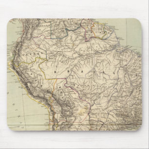Alfombrilla De Ratón Mapa del Atlas Sudamérica