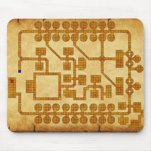 Alfombrilla De Ratón Mapa del cojín de ratón del D&D (Frente)