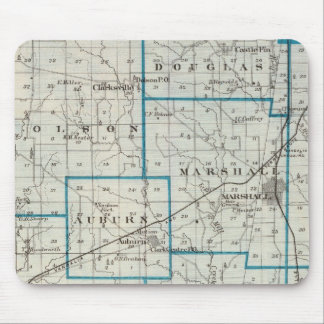 Alfombrilla De Ratón Mapa del condado de Clark