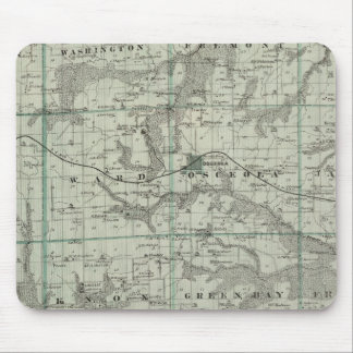 Alfombrilla De Ratón Mapa del condado de Clarke, estado de Iowa