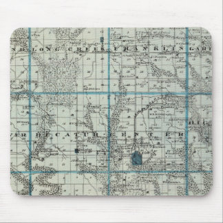 Alfombrilla De Ratón Mapa del condado de Decatur, estado de Iowa