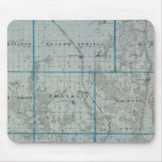 Alfombrilla De Ratón Mapa del condado de Des Moines, estado de Iowa