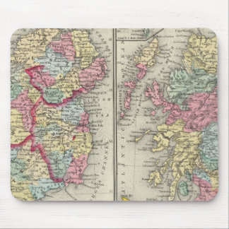 Alfombrilla De Ratón Mapa Del Condado De Escocia