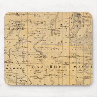 Alfombrilla De Ratón Mapa del condado de Freeborn, Minnesota