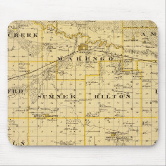 Alfombrilla De Ratón Mapa del condado de Iowa, estado de Iowa