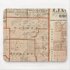 Alfombrilla De Ratón Mapa del condado de Jasper